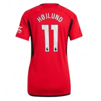 Manchester United Rasmus Hojlund #11 Heimtrikot Frauen 2023-24 Kurzarm